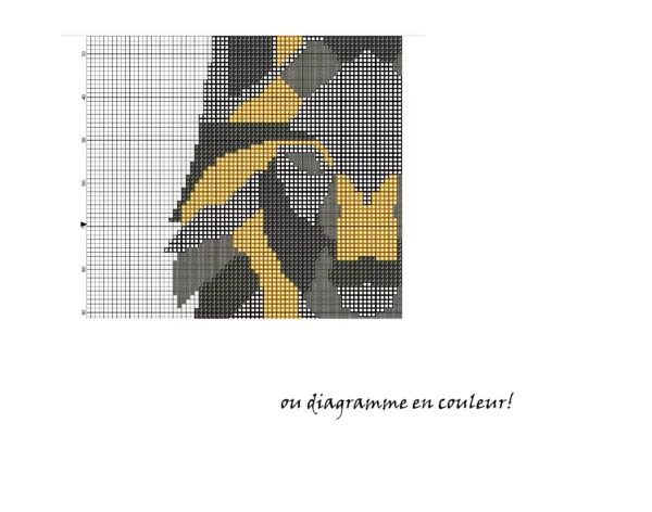 Point de croix loup géométrique – Image 2