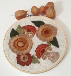 fleurs brodées gratuit
