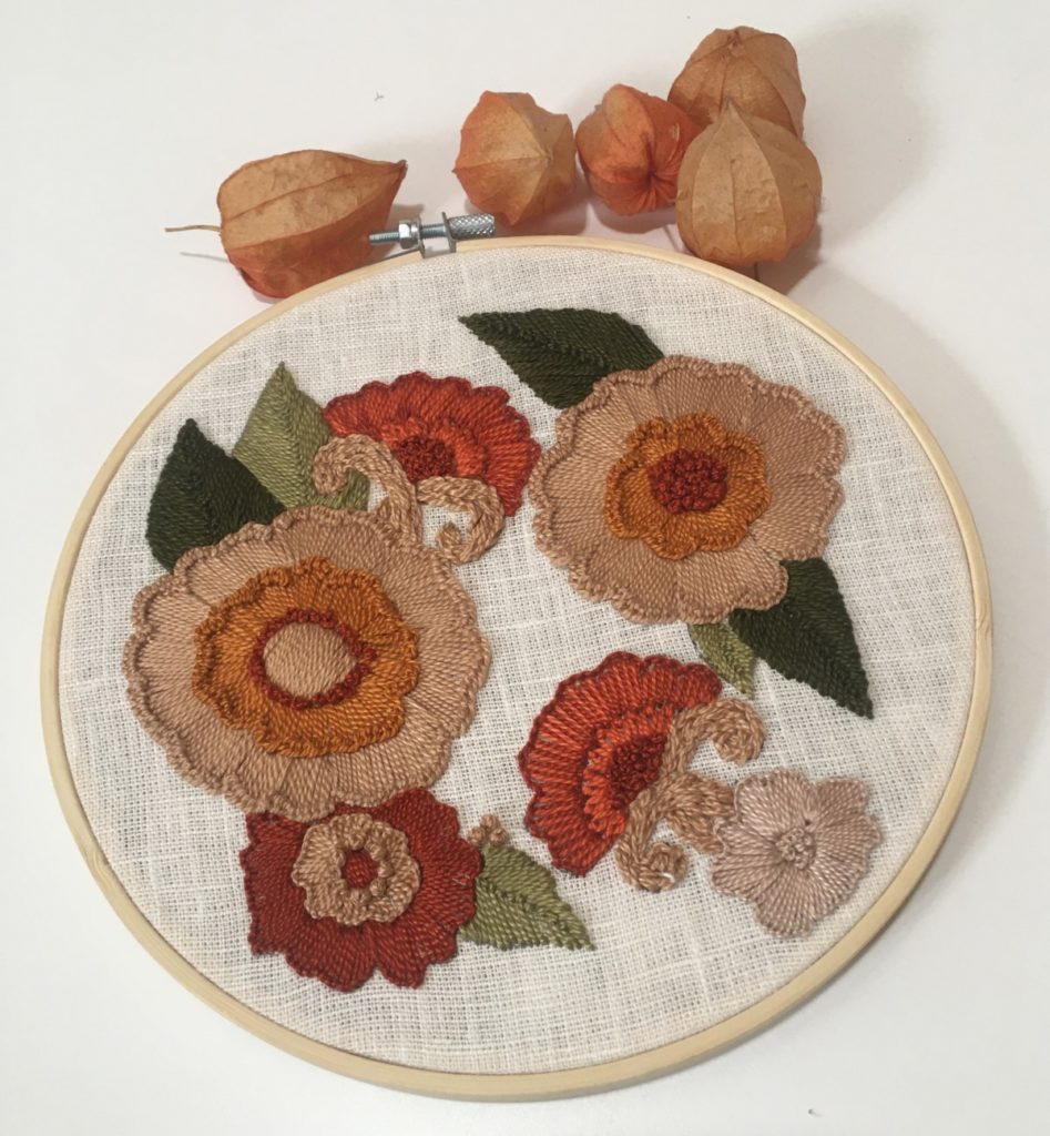 Tutoriel Broderie Gratuit Fleurs Brodées - Lilou Broderie Moderne Et Relief