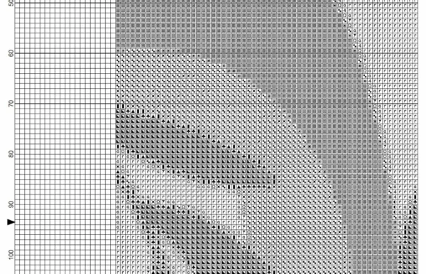 Point De Croix Abstrait Tableau Minimaliste – Image 4