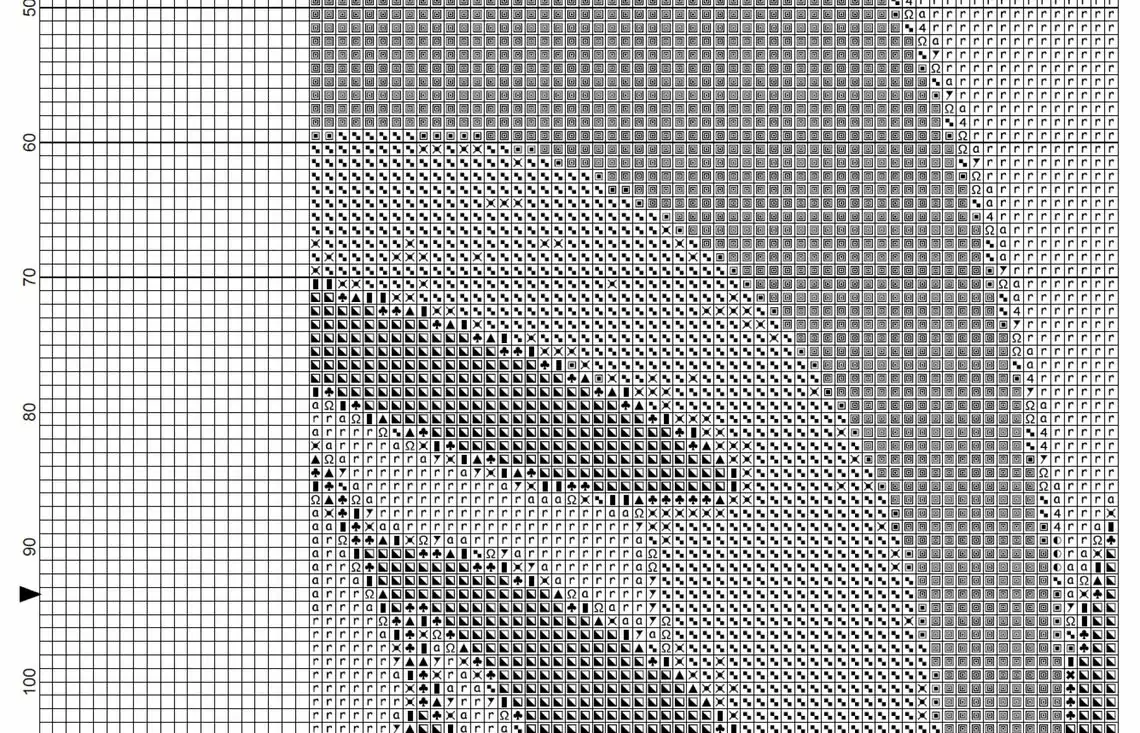 Point De Croix Abstrait Tableau Minimaliste – Image 4
