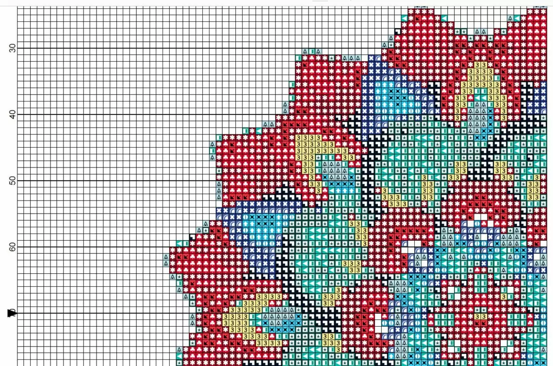 Point De Croix Mandala Rouge – Image 8