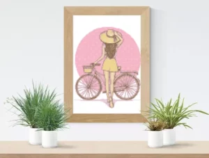 point de croix la bicyclette