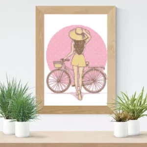 point de croix la bicyclette