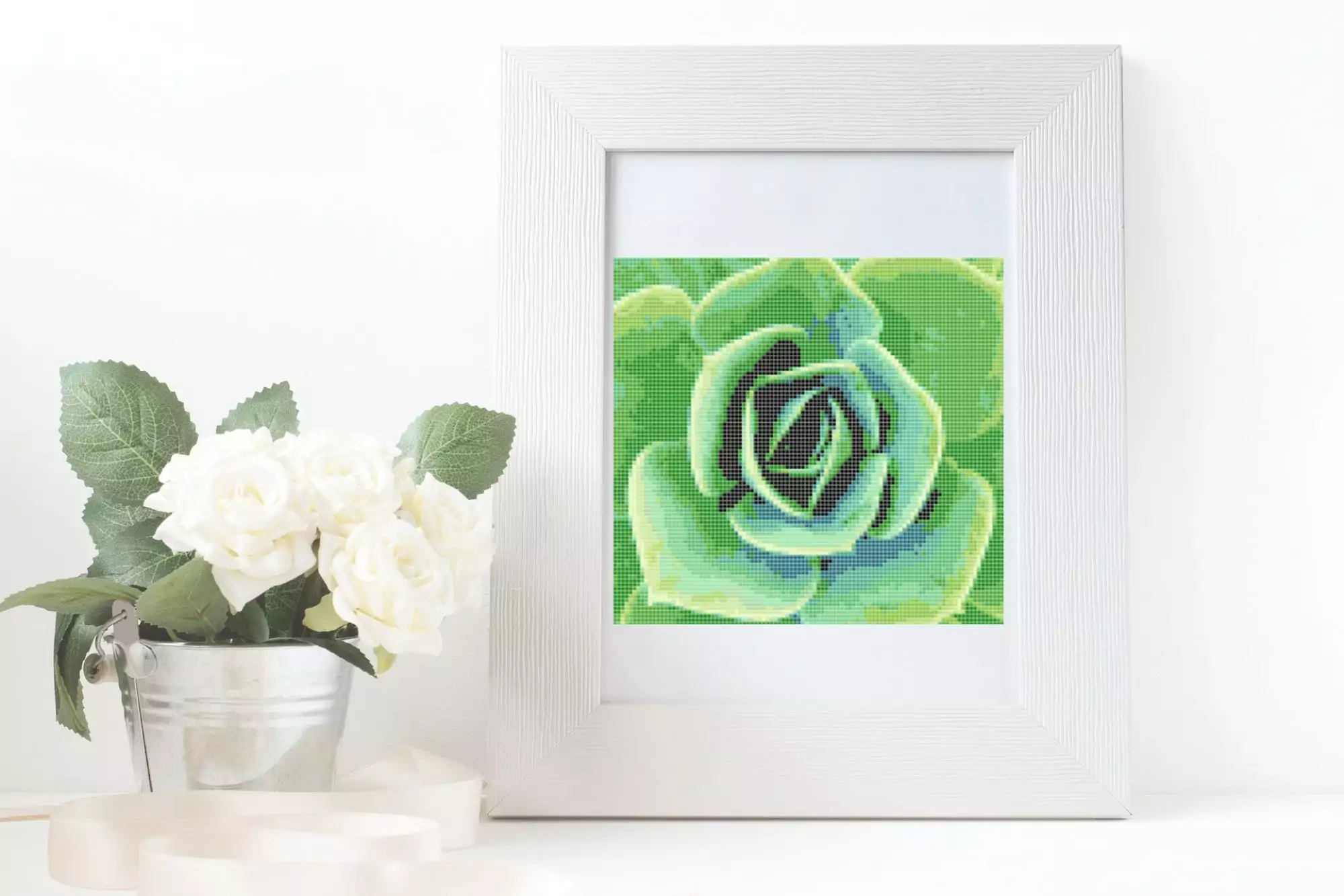 Point de croix succulente