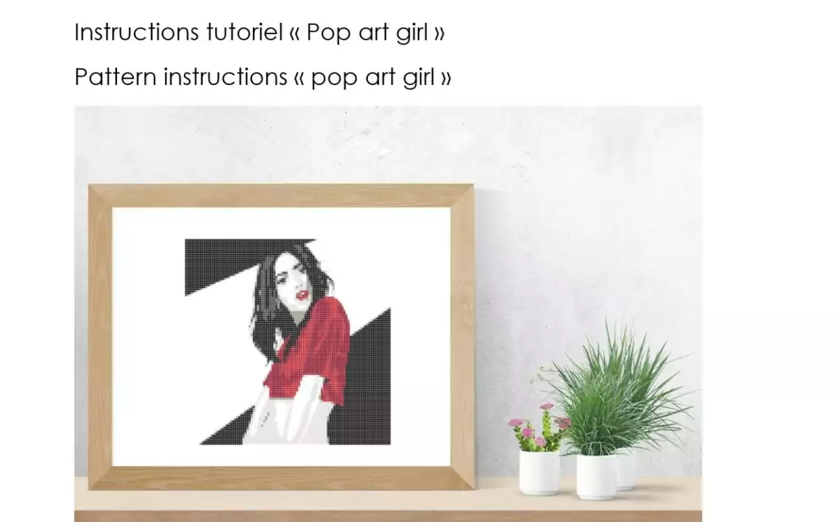 Point de croix moderne PDF pop art – Image 5