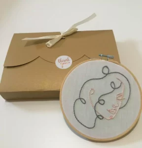 Kit broderie contemporain