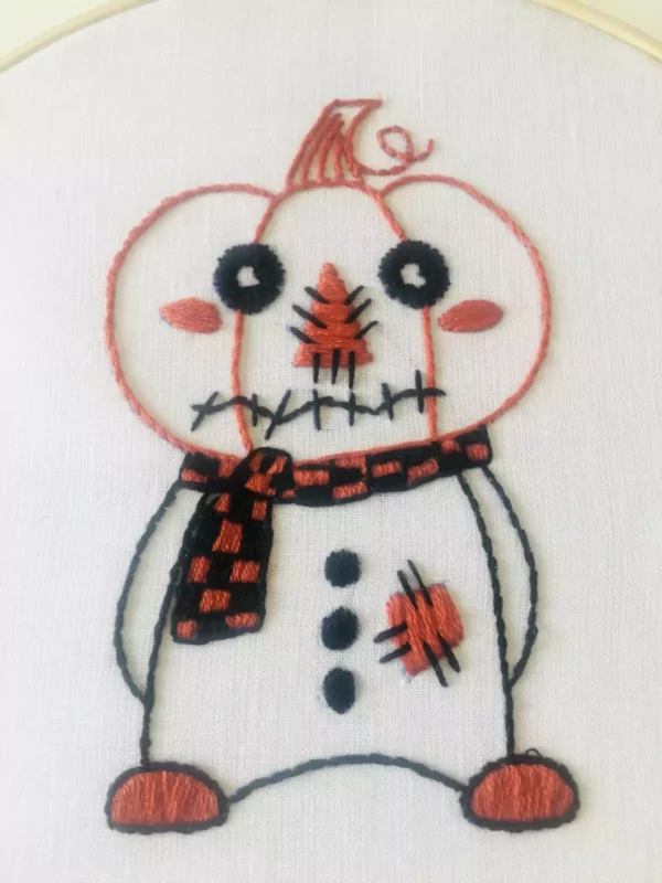 Broderie Halloween la citrouille – Image 2