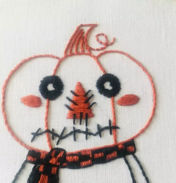 Broderie Halloween la citrouille – Image 4