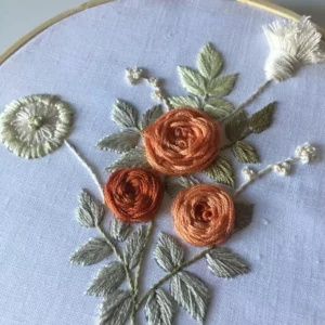broderie fleur