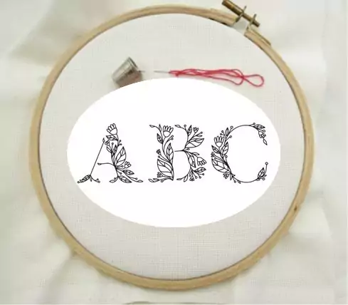 broderie alphabet