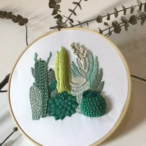 broderie cactus