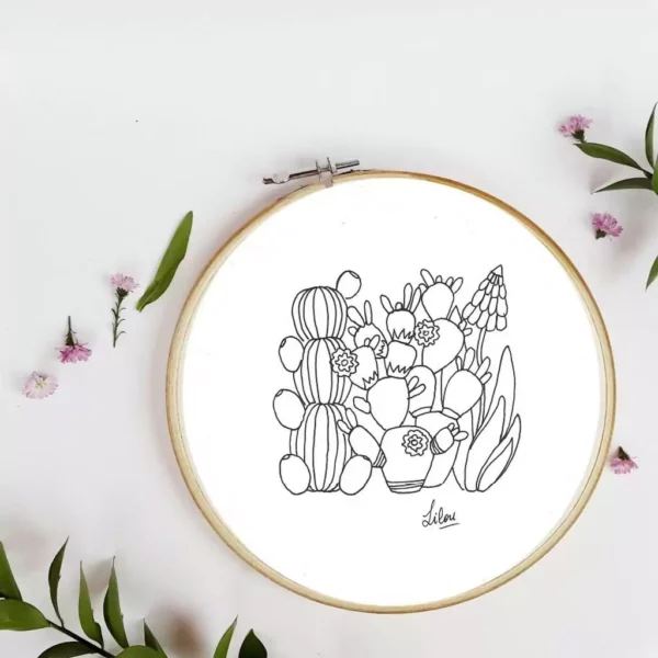 broderie cactus 2