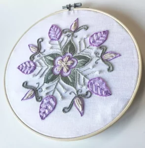 broderie fleur