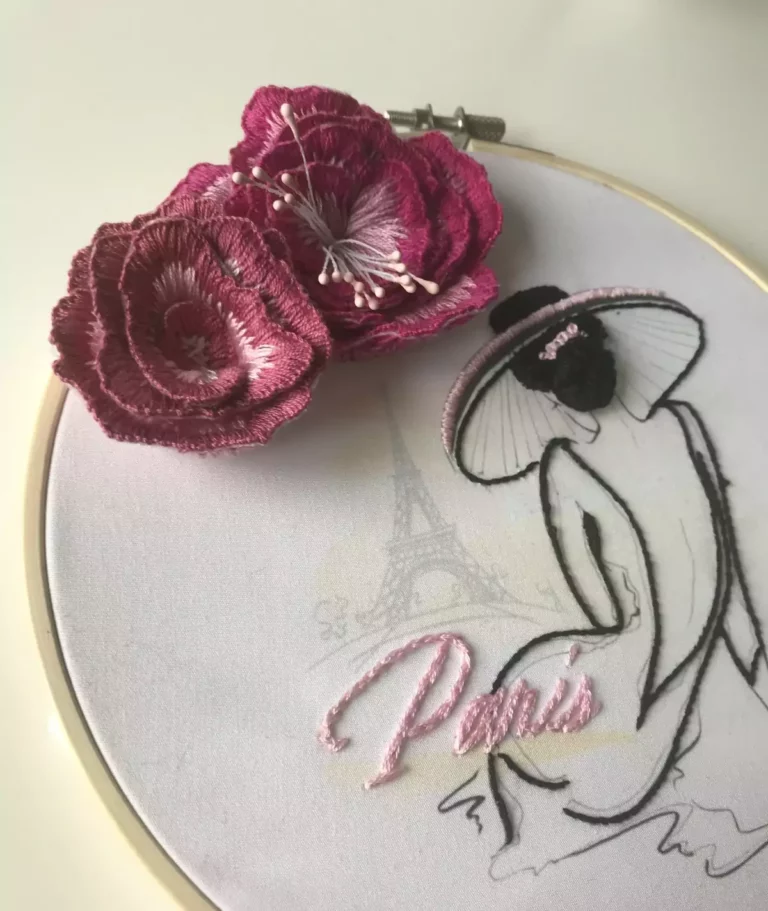 kit broderie sur photo