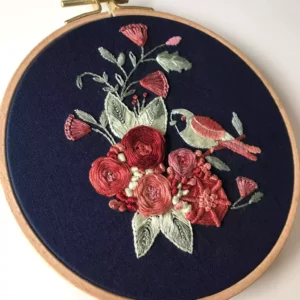 Kit broderie oiseau