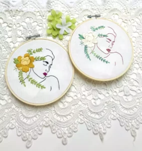 Broderie moderne