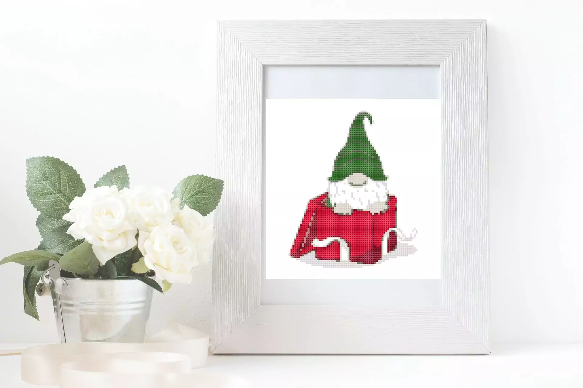 Point de croix gnomes de Noel – Image 2