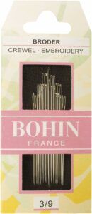 Bohin - Assortment No.3-9 Crewel Needles