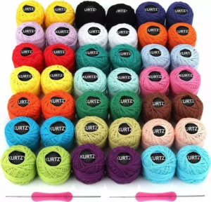 Kurtzy Kit Broderie avec Fil de Borderie