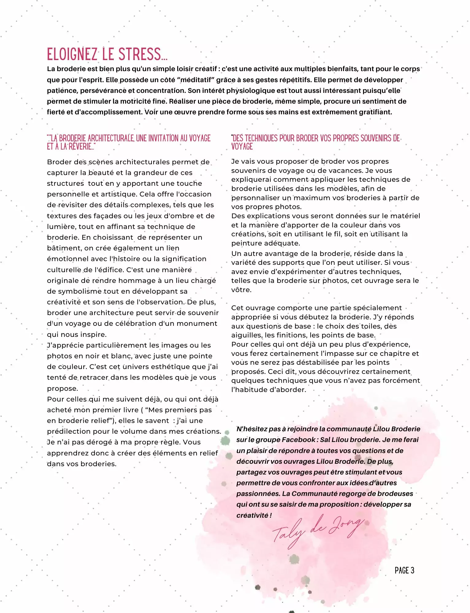 broderie architecturale