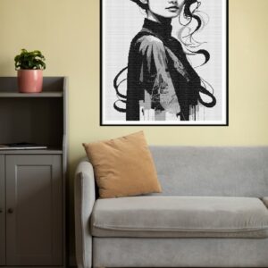 Point de croix femme